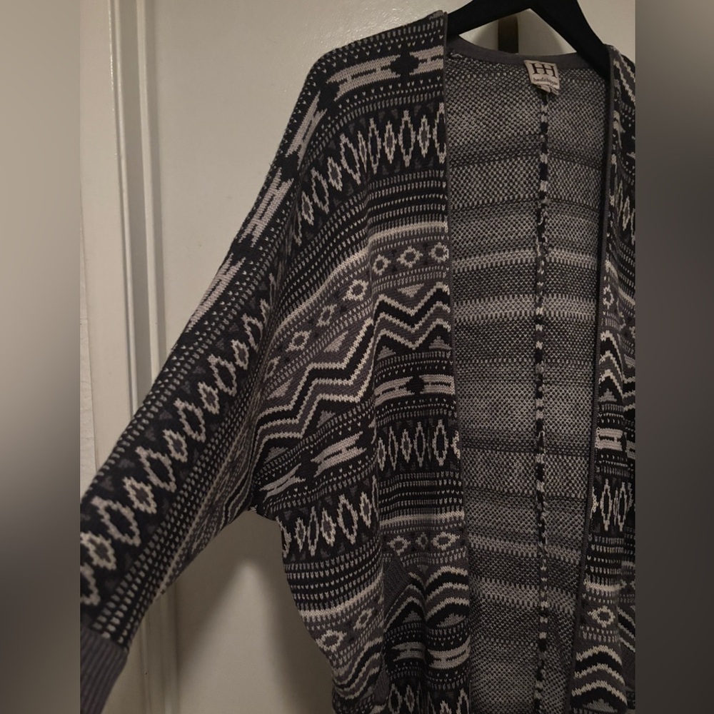 Haute Hippie 'Fairisle' Long Merino Cardigan - Picture 7 of 7